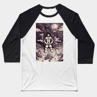 Prayer to the Moon Baseball T-Shirt